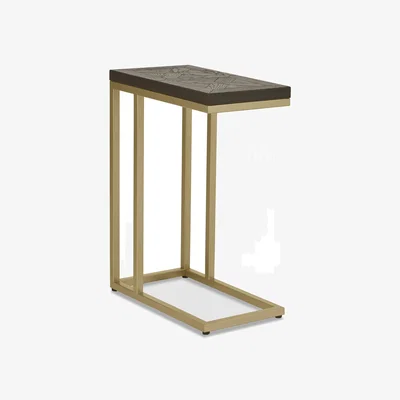 Downtown Vancouver Fumed Oak Sofa Table In DarkWood