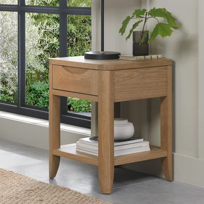Downtown Jasper Oak Lamp Table