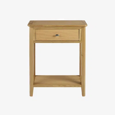 Downtown Hardwick Oak Telephone Table In LightWood