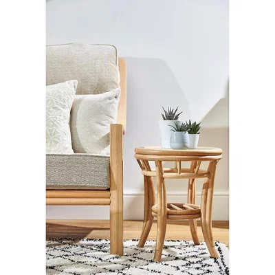 Downtown Erskine Side Table Light Natural Wash