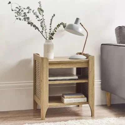 Downtown Julian Bowen Sydney Lamp Table With Removable Shelf In Wood