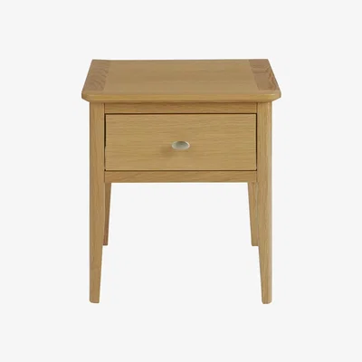 Downtown Hardwick Oak Lamp Table In LightWood