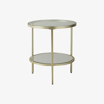 Perch and Parrow Aberdeen Champagne Side Table