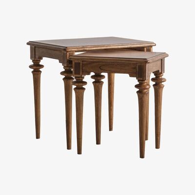 Perch and Parrow Botticelli Nesting Tables, Set of Two