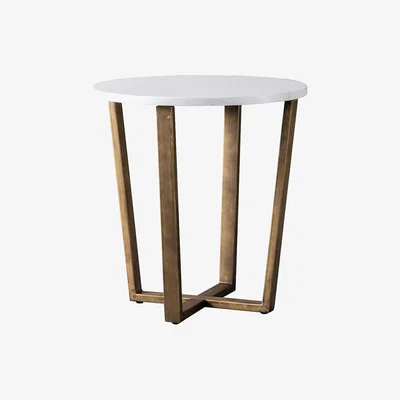 Perch and Parrow Chloe Marble Side Table