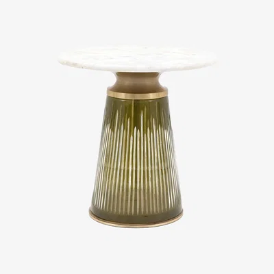 Perch and Parrow Gleam Side Table in Dusk