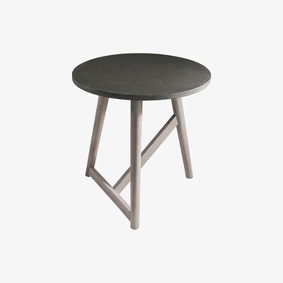 Perch and Parrow Simon Side Table in Grey