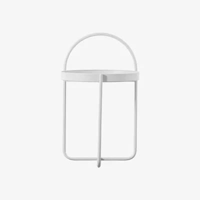 Perch and Parrow Callie Side Table in White
