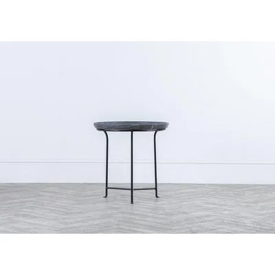 Perch and Parrow Cannel Marble Side Table
