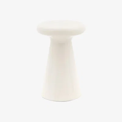 Perch and Parrow Ludo Side Table in Cream