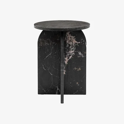 Perch and Parrow Athena Side Table in Charcoal