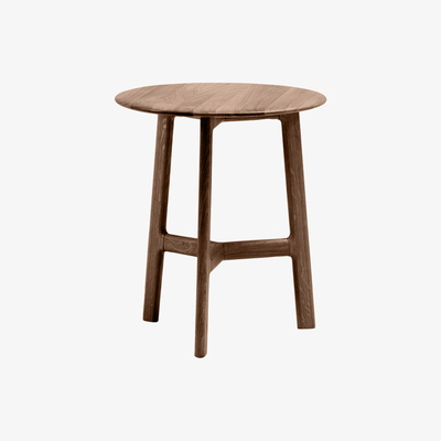 Perch and Parrow Menorca Walnut Side Table