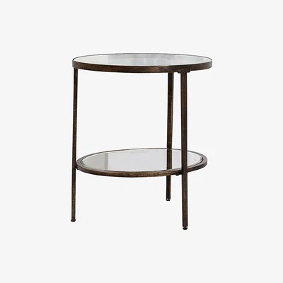 Perch and Parrow Aberdeen Bronze Side Table