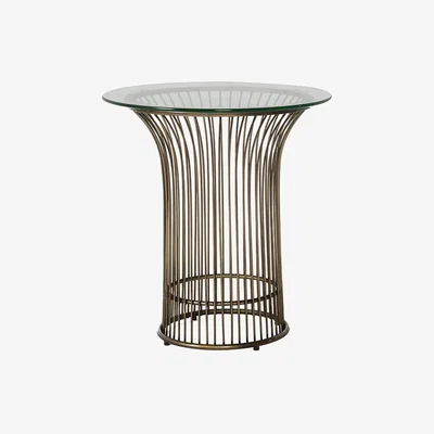 Perch and Parrow Dauphin Bronze Side Table