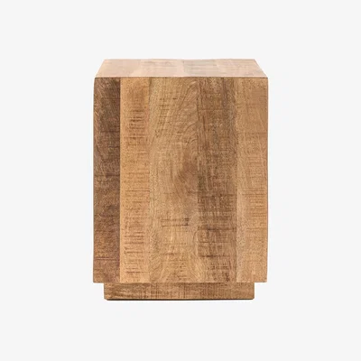 Perch and Parrow Seville Mango Side Table in Natural