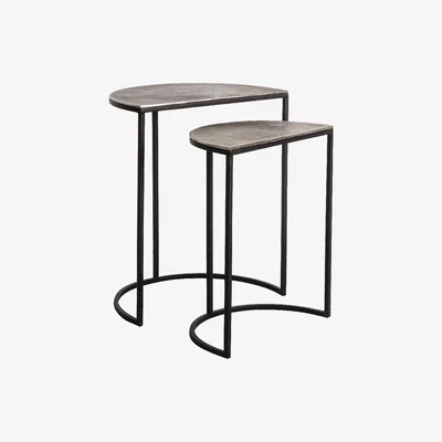 Perch and Parrow Gary Nesting Tables