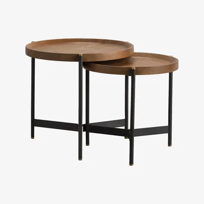 Perch and Parrow Seneca Mango Nesting Tables
