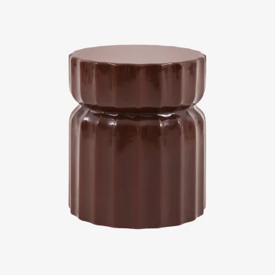 Perch and Parrow Dune Side Table in Rust