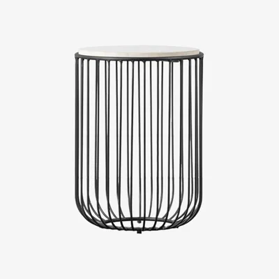 Perch and Parrow Beka Side Table in Black