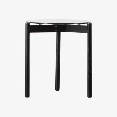 Perch and Parrow Bryne Side Table in Black