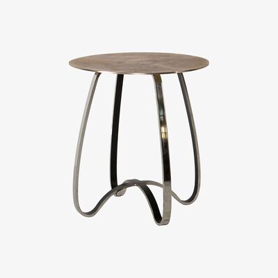 Perch and Parrow Reuben Metallic Side Table