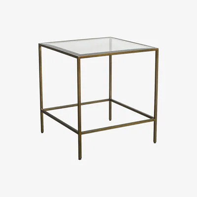 Perch and Parrow Marshall Side Table in Bronze