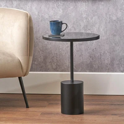 Pagazzi Enzo Black Marble Side Table