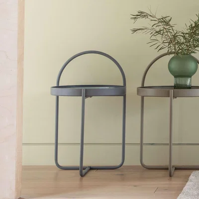 Pagazzi Melbury Grey Side Table