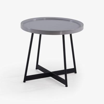 Pagazzi Curtis Light Grey High Gloss End Table
