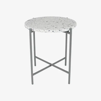 Pagazzi White Terrazzo Table Large