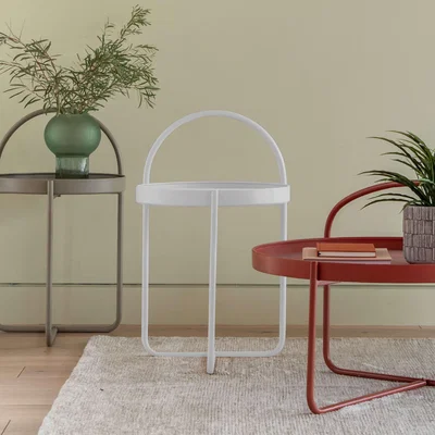 Pagazzi Melbury White Side Table