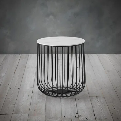 The Range Enzo Cage Side Table - Black / Small