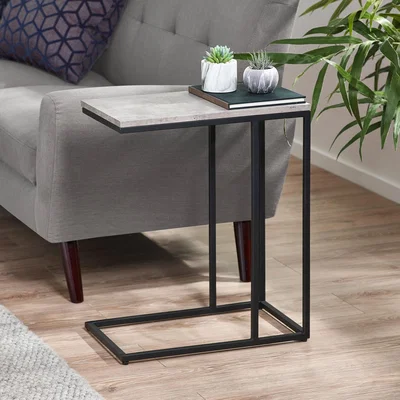 The Range Staten Drinks Table - Concrete Effect