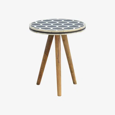 The Range Tripod Stool, Wood, Oak, 35 X 35 X 42 Cm - Black
