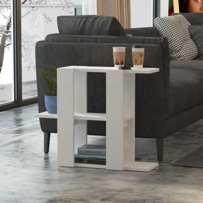 The Range Slalom Modern Side End Table Multipurpose With Creativeness - White