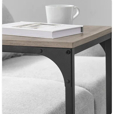 The Range VASAGLE C-Shaped Side Table - Brown