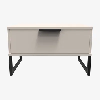 The Range Hong Kong G Ready Assembled 1 Drawer Side Table - Kashmir Matt