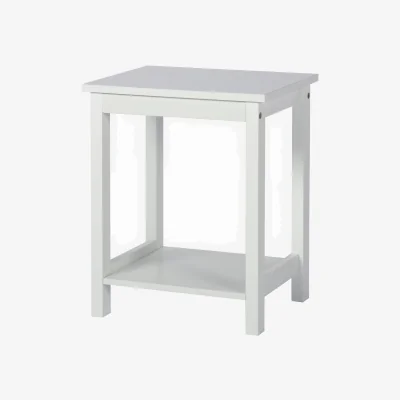 The Range Small Side Table - White