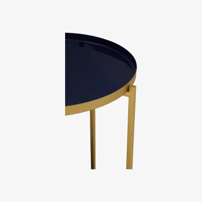 The Range Rabia Two Tier Side Table - Blue