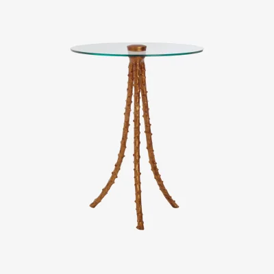 The Range Sika Large Side Table - Gold