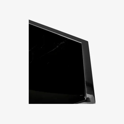 The Range Piermount Black And Silver End Table - Silver