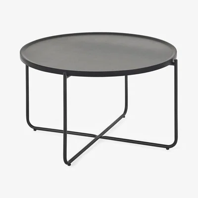 The Range Sagrada Coffee and Lamp Table Set - Black