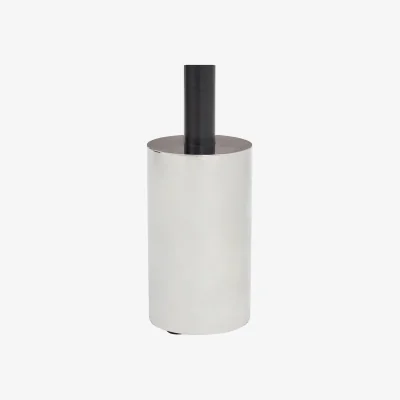 The Range Oria End Table With Silver Base - Silver
