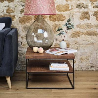 The Range Soho Lamp Table - Brown