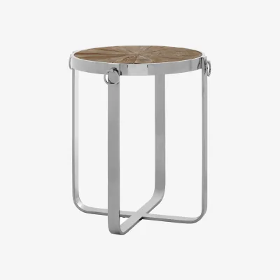 The Range Mitra Side Table - Silver