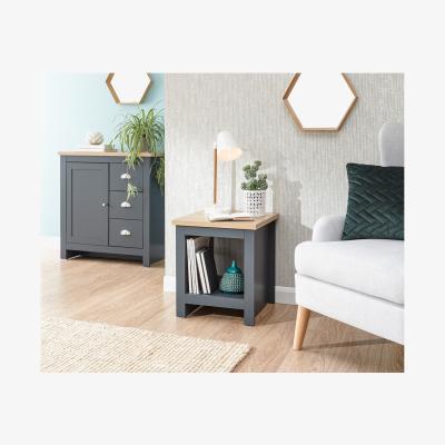 The Range Lancaster Side Table With Shelf