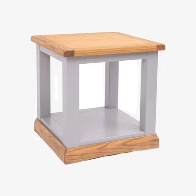 The Range Biccari Open Lamp Table - Grey