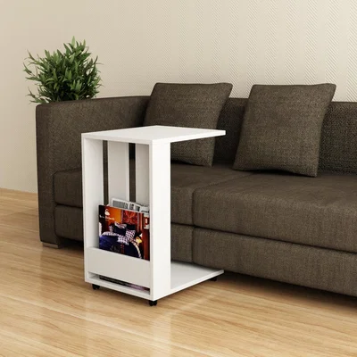 The Range Edi Side Table - White