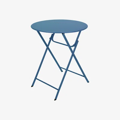 The Range Round Foldable Table - Blue