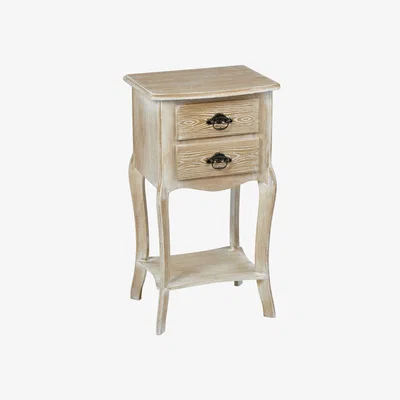 The Range Provence Two Drawer Side Table